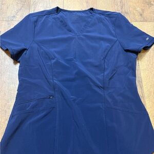 Cherokee Allura Women's Scrubs V-Neck Top & Pants Navy Blue
